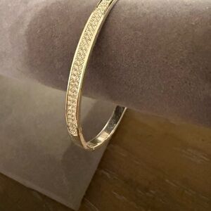 Stella & Dot Silver Crystal Bracelet